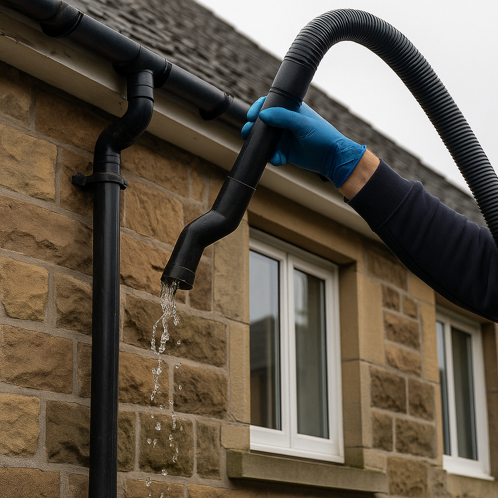 downpipe cleaning west lothian